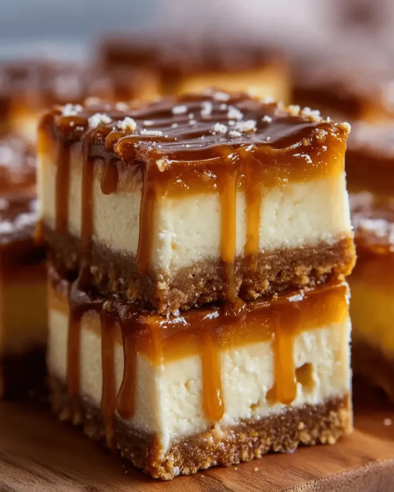 Caramel Cheesecake Bars