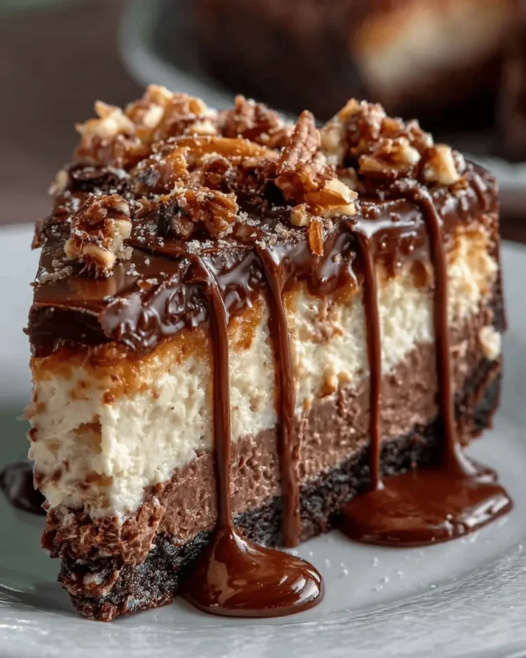 German Chocolate Cheesecake