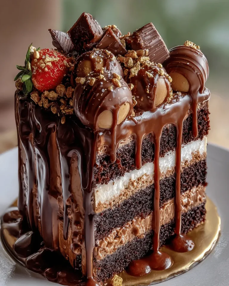 Epic Chocolate Overload Explosion Cake