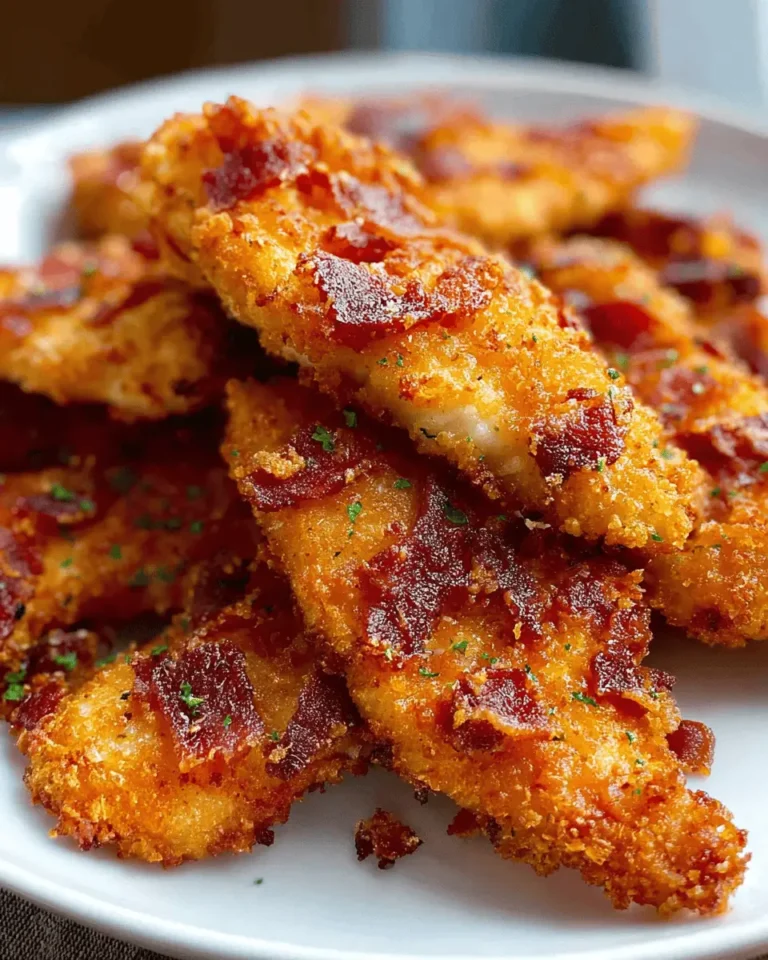Cheddar Turkey Bacon Chicken Tenders
