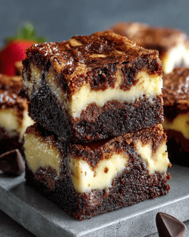 Cheesecake Brownies