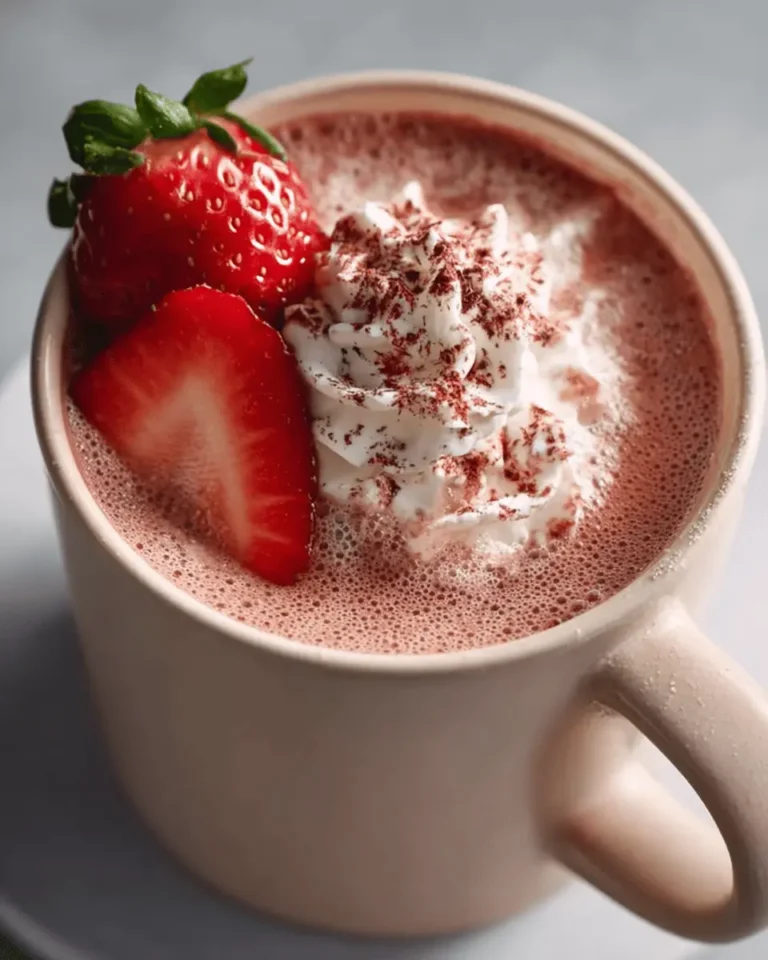 Strawberry Hot Chocolate