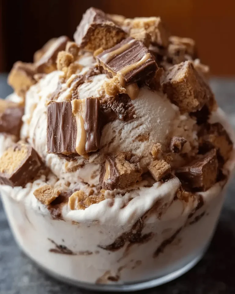 Cookie Dough Snickers & Reese's Ice Cream