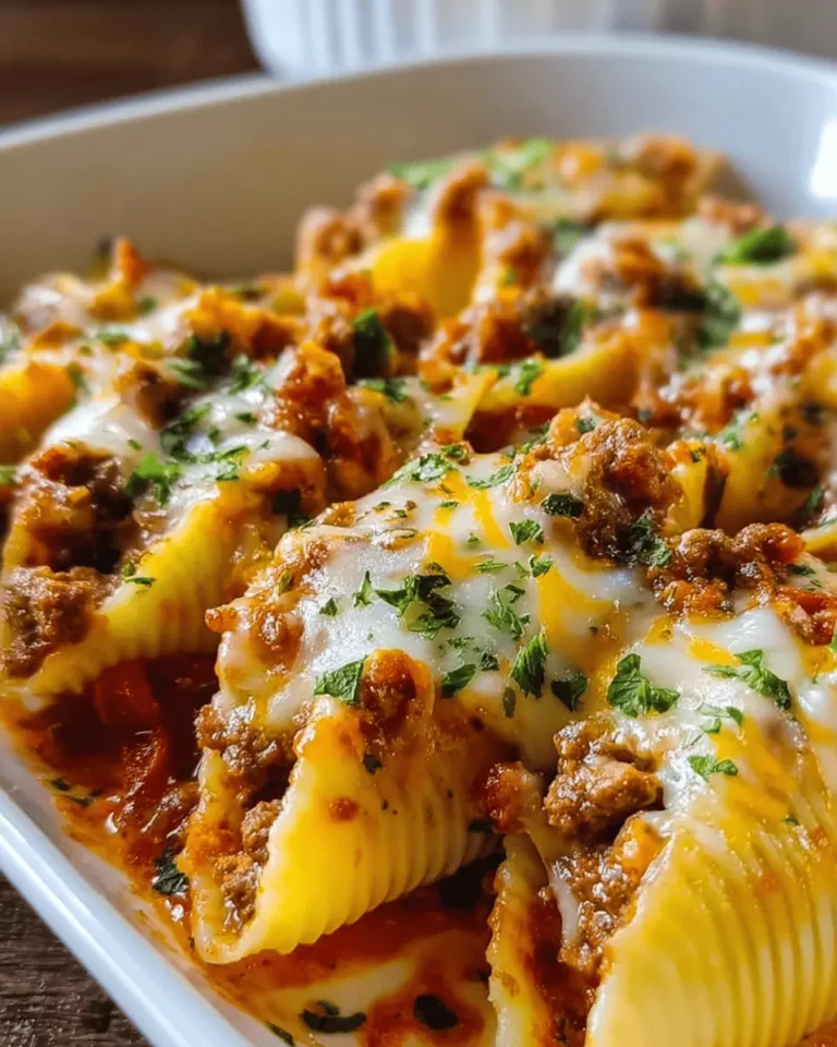 Cheesy Taco Stuffed Shells