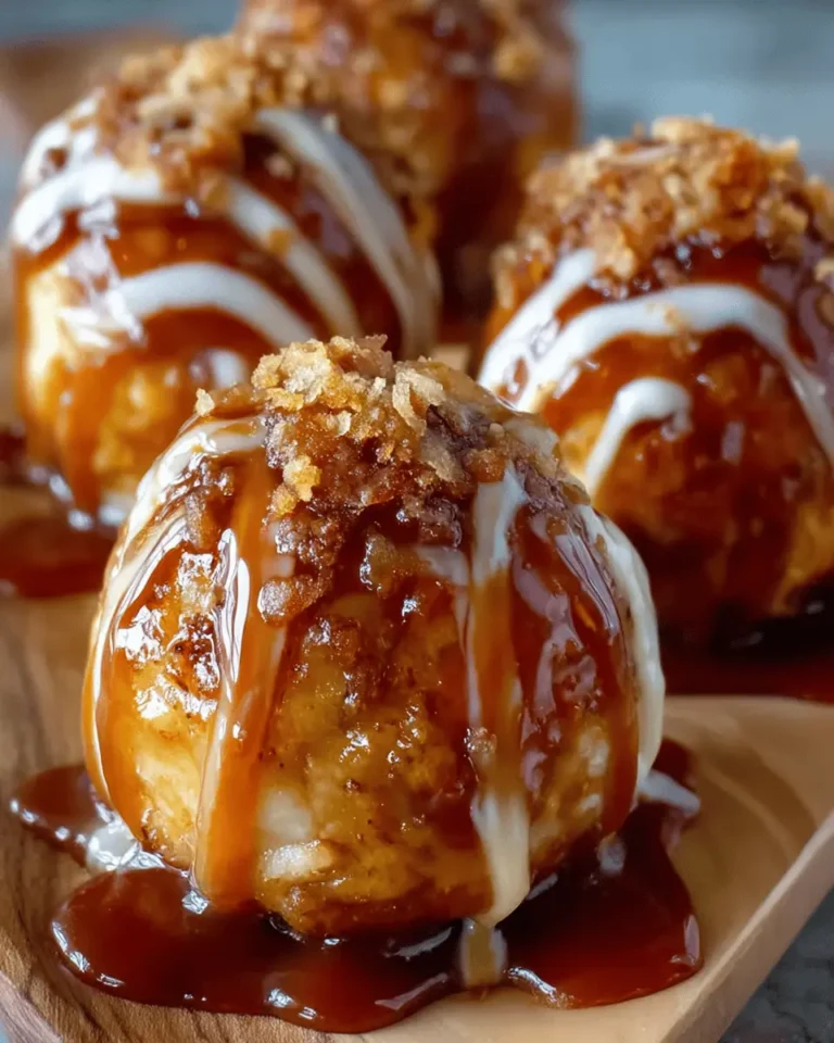 Apple Caramel Bombs