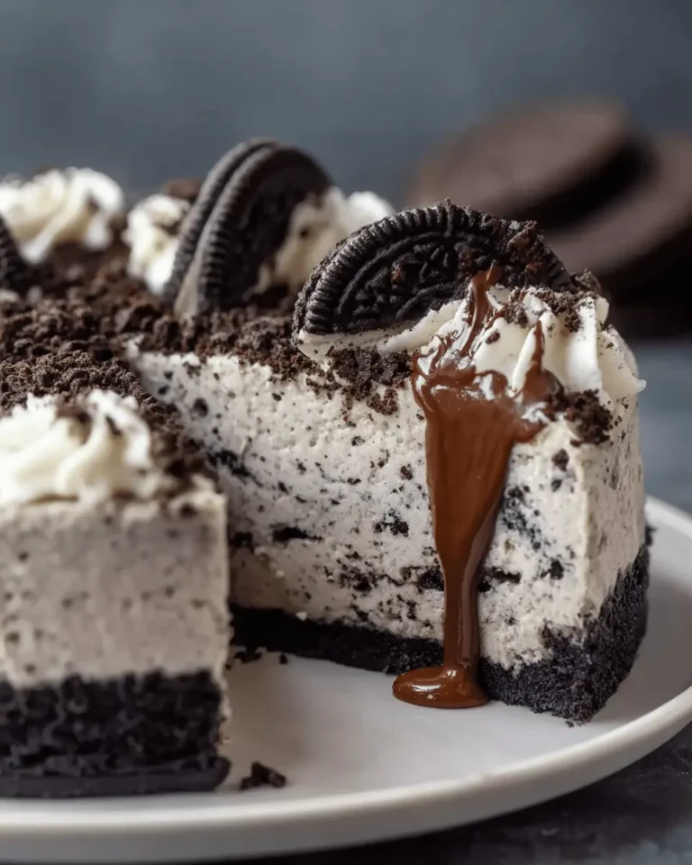 No‑Bake Oreo Cheesecake