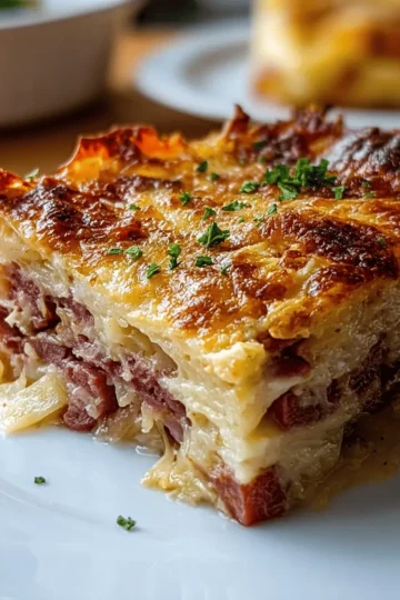 Savory Reuben Bake