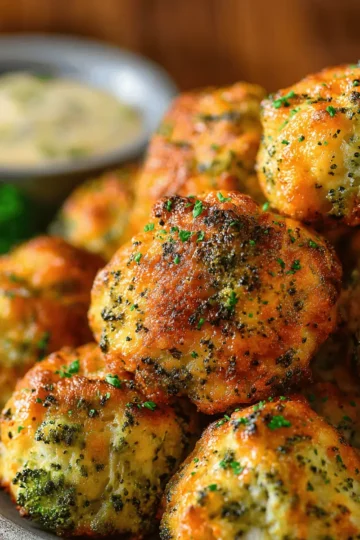 Baked Broccoli Cheese Balls