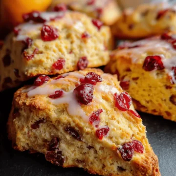 Cranberry Orange Scones