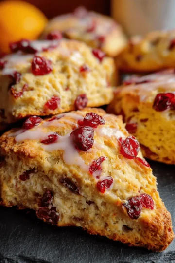 Cranberry Orange Scones