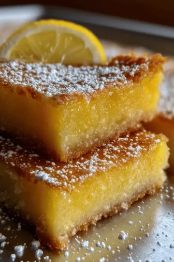 Two-Ingredient Lemon Bars