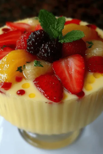 Fruit Custard Dessert