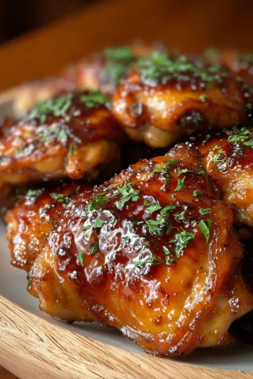 Honey Glazed Chicken Thighs