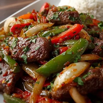 Chinese Pepper Steak with Onions