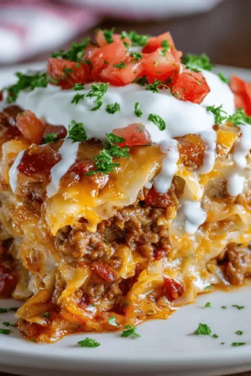 Crockpot Cabbage Roll Casserole