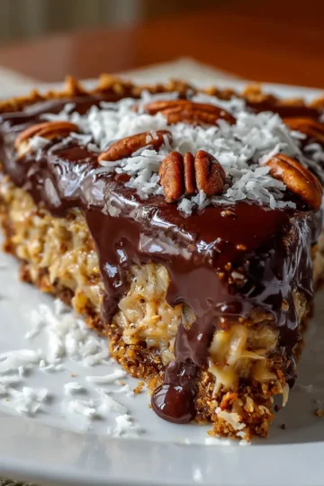 No‑Bake German Chocolate Pie