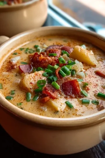 Slow Cooker Cajun Potato Soup