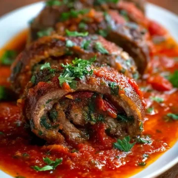 Beef Braciole Classic Italian Beef Rolls