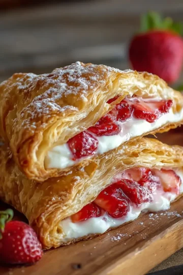 Strawberry Cheesecake Turnovers