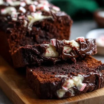 Peppermint Brownie Bread