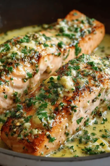Garlic Butter Lemon Salmon