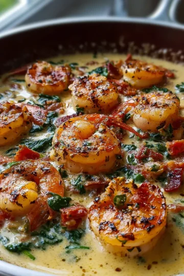 Creamy Tuscan Shrimp