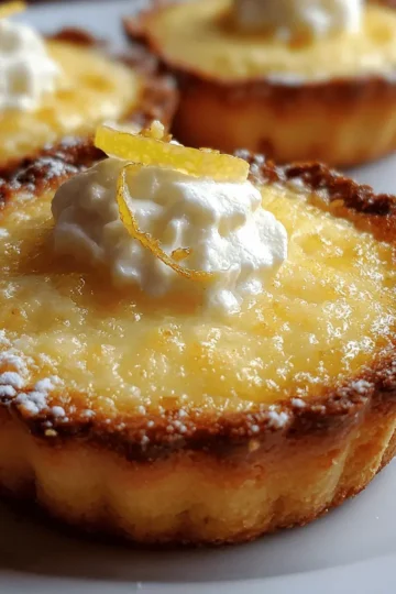 Baby Lemon Impossible Pies