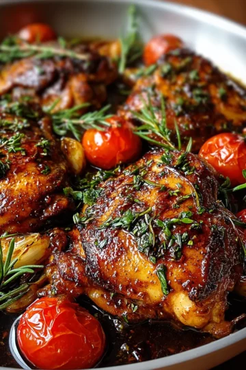 One Pan Balsamic Chicken