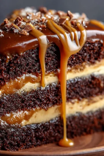 Chocolate Dulce de Leche Cake