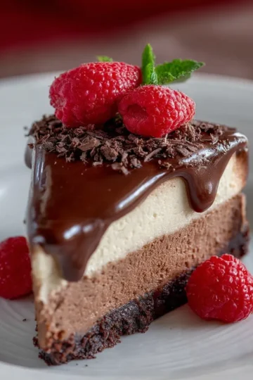 Chocolate Valentine’s Day Cheesecake