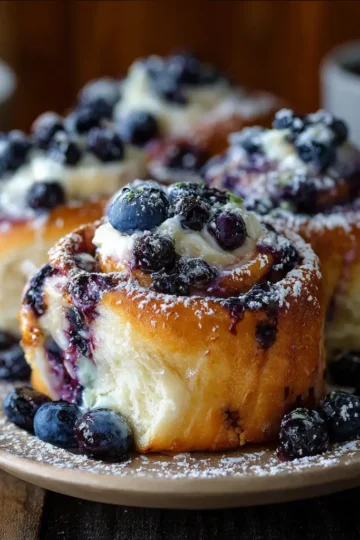 Blueberry Cheesecake Rolls