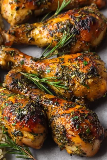 Garlic Herb Roasted Chicken Drumsticks Recipe