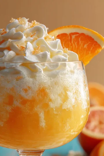 Orange Creamsicle Glow Punch