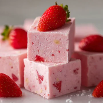 Incredible Strawberry No-Bake Fudge