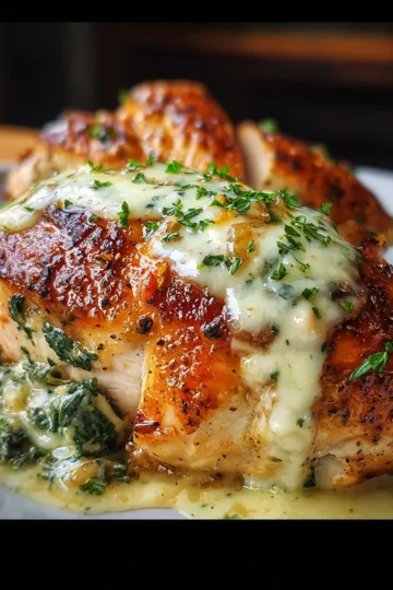 Ruth’s Chris Stuffed Chicken