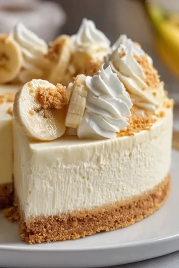 Classic Banana Cream Cheesecake