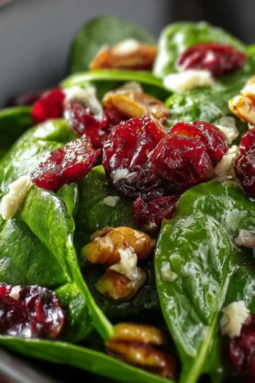 Cranberry Spinach Salad