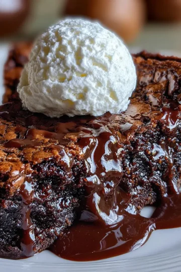 Gooey Brownie Pie