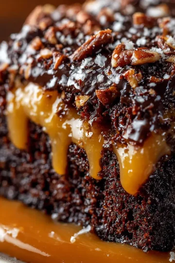 Chocolate Caramel Dump Cake Recipe