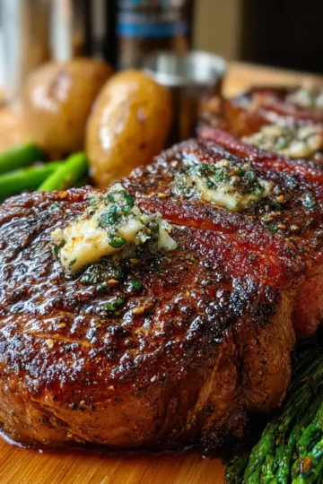 Pan-Seared Ribeye Steak