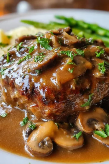 Easy Salisbury Steak with Mushroom Gravy