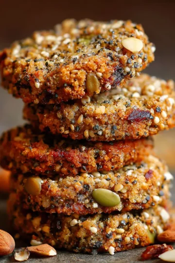 Crunchy Nutty Seed Cookies
