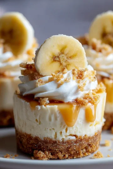 Cheesecake Banana Pudding Bites
