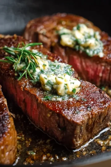 Pan-Seared Steak with Garlic Butter