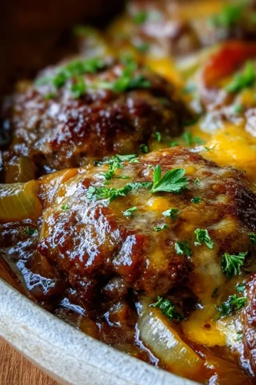 Amish Hamburger Steak Bake