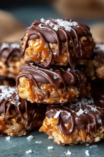 No-Bake Samoa Cookies