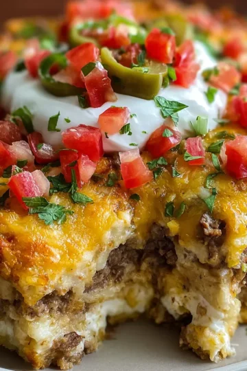 Creamy Burrito Casserole