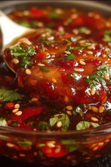 Spicy Tangy Schezwan Sauce