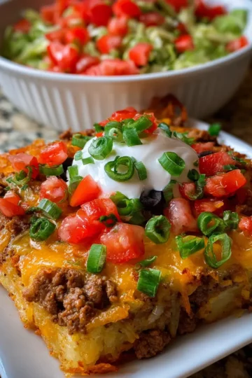 Taco Hash Brown Casserole