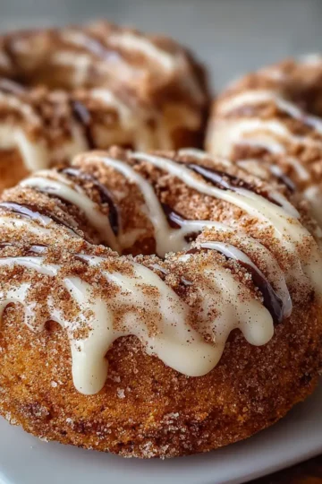 Cinnamon Kissed Cheesecake Donut Cookies
